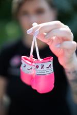 Fighting Pretty Mini Boxing Gloves - Knockout Pink
